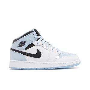 Jordan Kids Sneakers in White and Light Blue